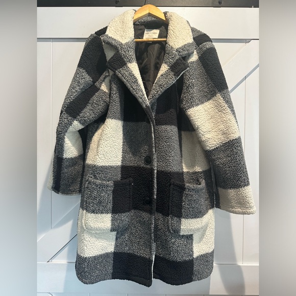 Jackets & Blazers - Women’s Sabrina Lauren Sherpa Checkered Jacket size 1X